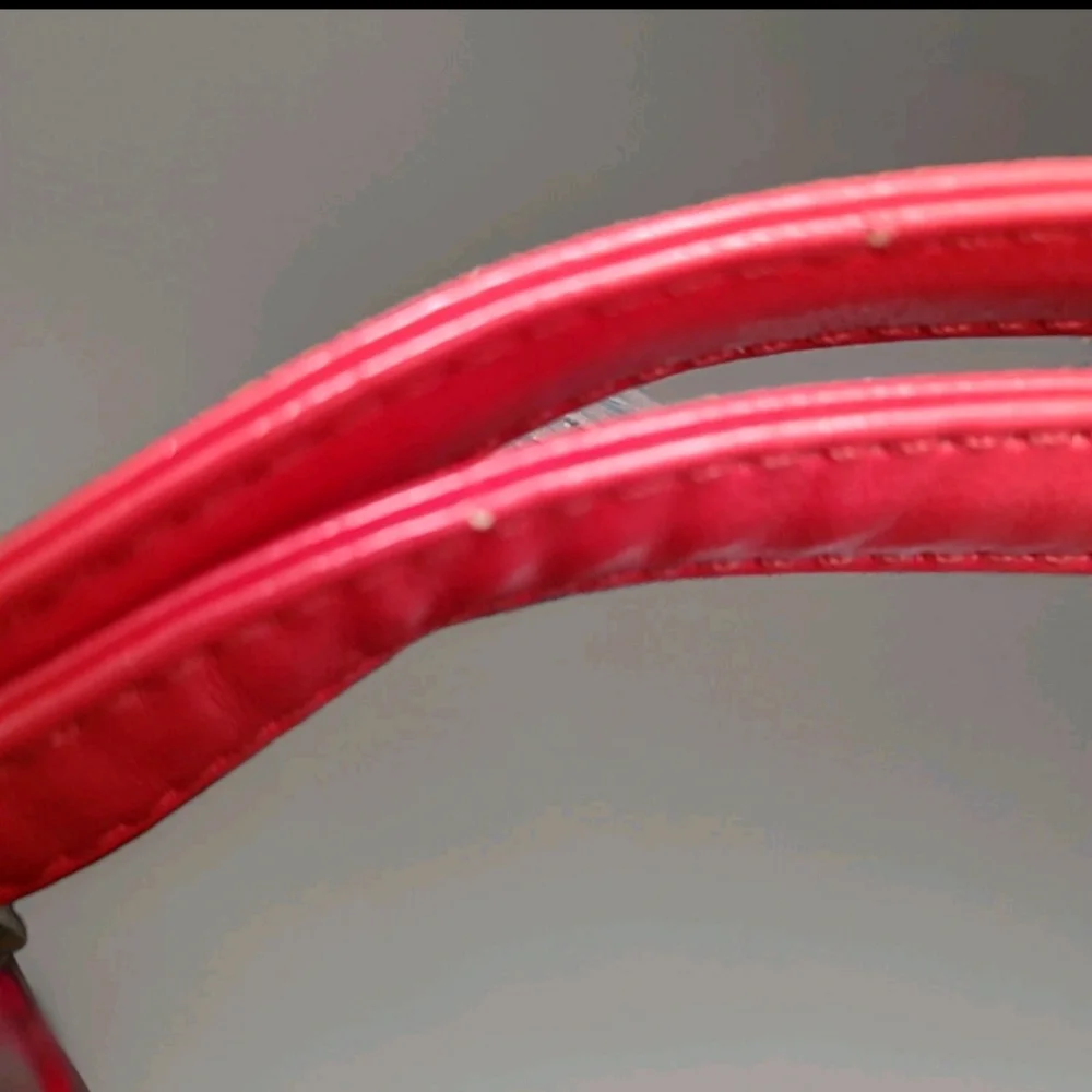 VERA BRADLEY Iconic Vera Tote CORAL REEF Handbag Very Clean See Pics/Condition - Picture 7 of 8